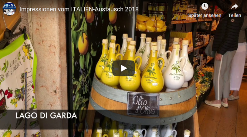 Impressionen vom ITALIEN-Austausch 2018