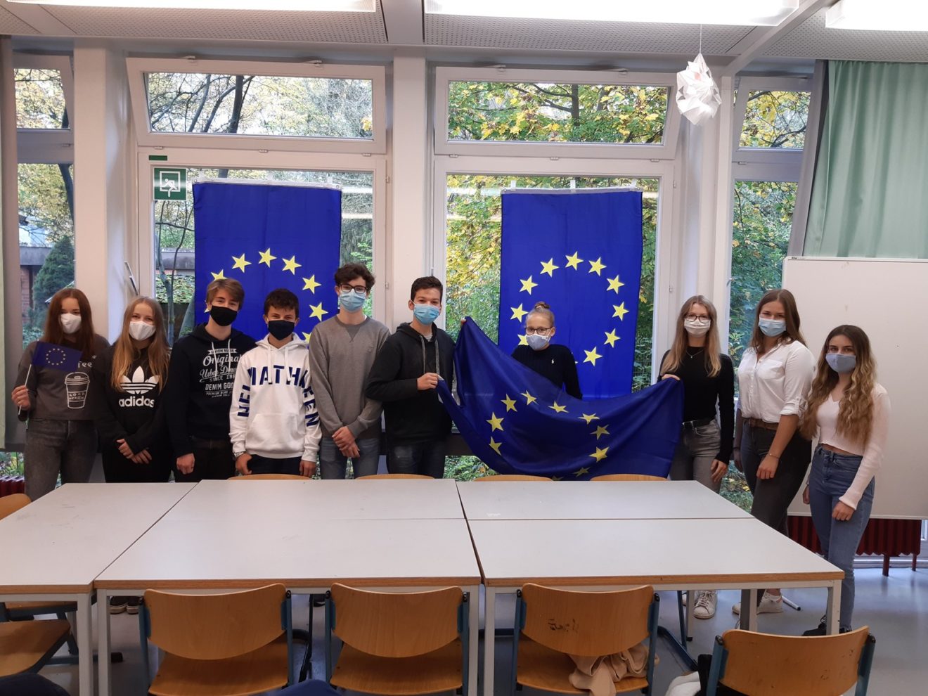Vorstellung Juniorbotschafter für das Europäische Parlament am Gymnasium Ohlstedt