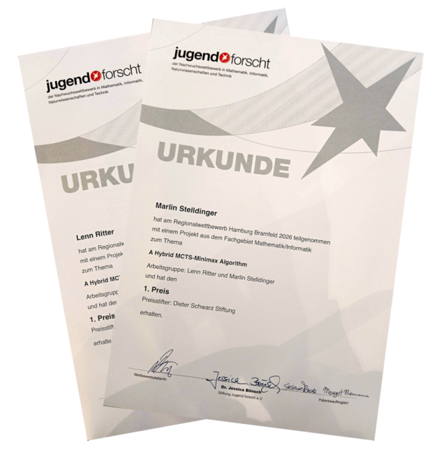 Urkunden Jugend forscht